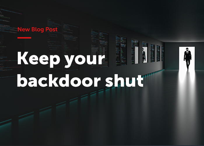 Keep your backdoor shut